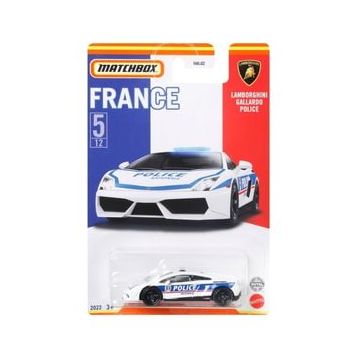 Matchbox HBL02 HFH72 Lamborghini Gallardo Police Best Of France Series