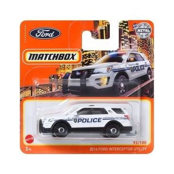 Matchbox HFT13 2016 Ford Interceptor Utılıty 1:64 Tekli Arabalar