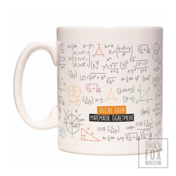 Matematik Öğretmeni İsme Özel Meslek Kupa Bardak