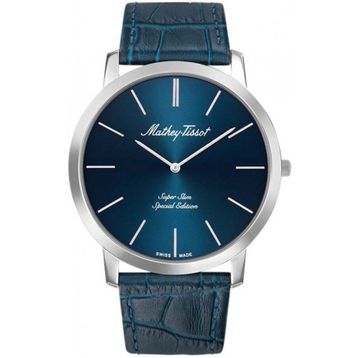 Mathey-Tissot H6915abu Swıss Made İnce Deri Kemerli Erkek Kol Saati