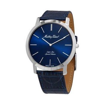 Mathey-Tissot H6915abu Swıss Made İnce Deri Kemerli Erkek Kol Saati