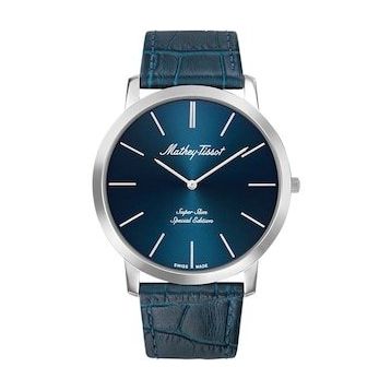 Mathey-Tissot H6915abu Swıss Made İnce Deri Kemerli Erkek Kol Saati