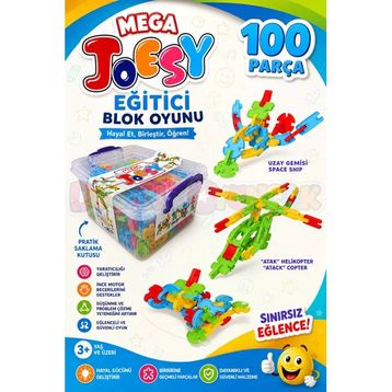 Matrax 162 Mega Joesy 100 Parça Blok Oyuncak
