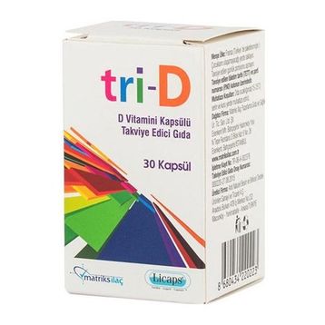 Matriks Tri-D Vitamin D 30 Kapsül