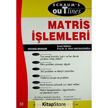 MATRIS İŞLEMLERİ - RICHARD BRONSON