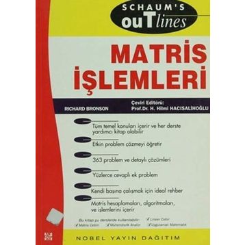 MATRIS İŞLEMLERİ - RICHARD BRONSON