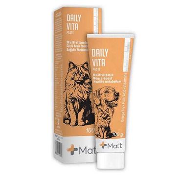 Matt Daily Vita Multivitamin 100 gr Kedi Köpek Macunu
