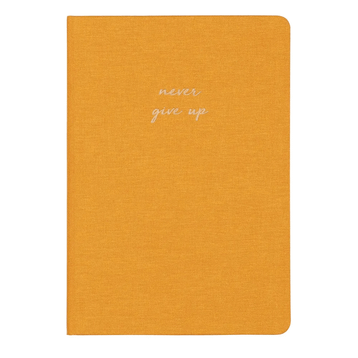 Matt Notebook 14x20 cm Sert Kapak Noktalı Hardal Defter
