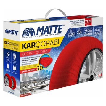 Matte 225 45 R17 Yüksek Kaliteli Zincir Muadili Kar Çorabı
