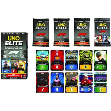 Mattel JLV42 Uno Elite F1 Kartlar Başlangıç Paketi