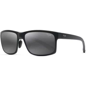 Maui Jim MJ0439S 0012M 58 Polarize Dikdörtgen Siyah Kemik Erkek Güneş Gözlüğü