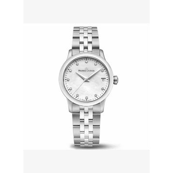 Maurice Lacroix Ml-751006ss002170-1 1975 Pırlantalı Metalik Çelik Kadın Kol Saati