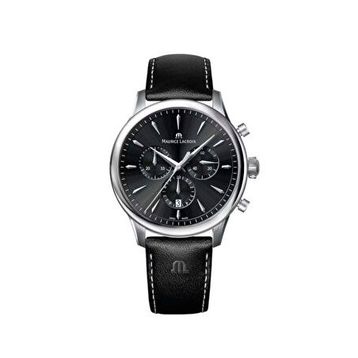 Maurice Lacroix ML-751038SS001330-2 Siyah Deri Erkek Kol Saati
