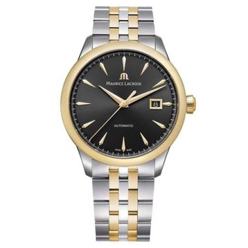 Maurice Lacroix ML-756008PVP12330-1 Altın Rengi Metalik Gri Çelik Erkek Kol Saati