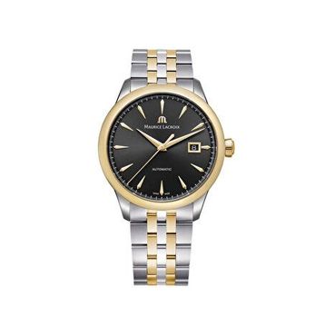 Maurice Lacroix ML-756008PVP12330-1 Altın Rengi Metalik Gri Çelik Erkek Kol Saati