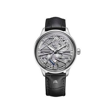 Maurice Lacroix ML-758008SS001090-2 Siyah Deri Erkek Kol Saati