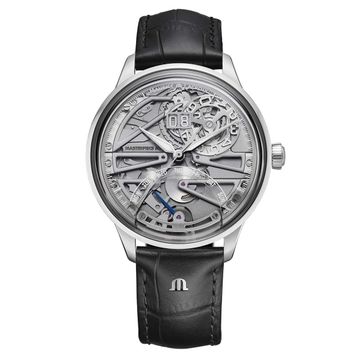 Maurice Lacroix ML-758008SS001090-2 Siyah Deri Erkek Kol Saati