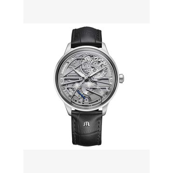Maurice Lacroix ML-758008SS001090-2 Siyah Deri Erkek Kol Saati