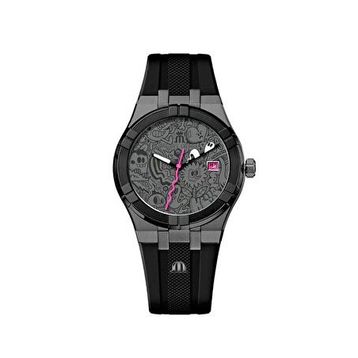 Maurice Lacroix Wotto ML-Aİ1108pvl20090-2 Siyah Silikon Unisex Kol Saati
