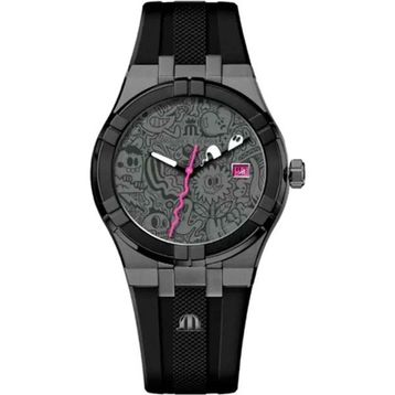 Maurice Lacroix Wotto ML-Aİ1108pvl20090-2 Siyah Silikon Unisex Kol Saati