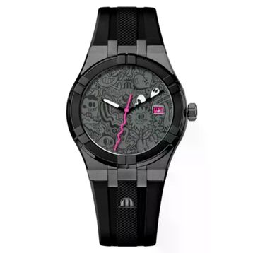 Maurice Lacroix Wotto ML-Aİ1108pvl20090-2 Siyah Silikon Unisex Kol Saati