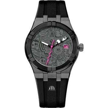 Maurice Lacroix Wotto ML-Aİ1108pvl20090-2 Siyah Silikon Unisex Kol Saati