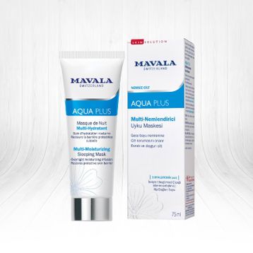 Mavala Aqua Plus 75 ml Multi Nemlendirici Uyku Maskesi