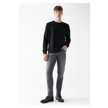 Mavi 0035132195 Gri Marcus Pamuklu Slim Fit Normal Bel Jeans Erkek Kot Pantolon