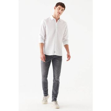 Mavi 0042233460 Gri Skinny Dar Paça Pamuklu Jake Jeans Erkek Kot Pantolon
