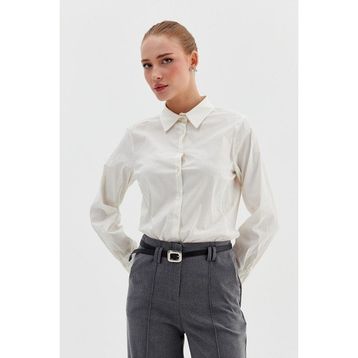 Mavi 020816-620 Erkek Tek Cepli Beyaz Gömlek