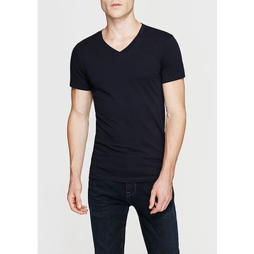 Mavi 061748-17588 Lacivert V Yaka Streç Erkek T-shirt