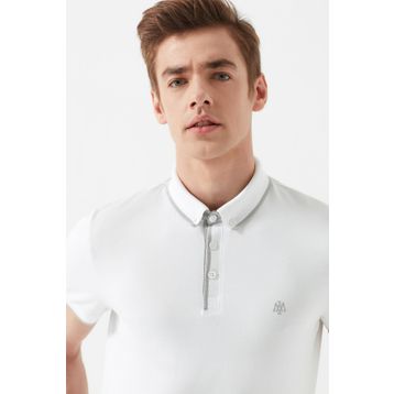 Mavi 062373-27879 Polo Yaka Beyaz Erkek T-shirt
