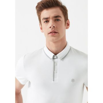 Mavi 062373-27879 Polo Yaka Beyaz Erkek T-shirt