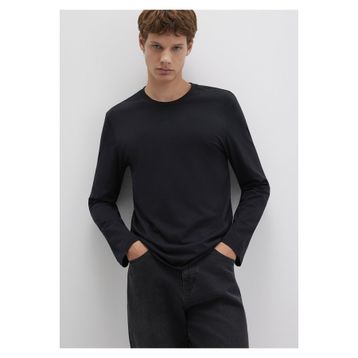 Mavi 062477-27062 Uzun Kollu Siyah Basic Erkek T-shirt