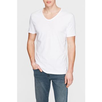 Mavi 062773-20843 Beyaz V Yaka Erkek T-Shirt