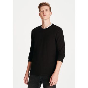 Mavi 064622-21842 Uzun Kollu Siyah Basic Erkek Sweatshirt
