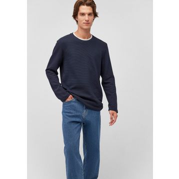 Mavi 064622-26828 Uzun Kollu Lacivert Basic Erkek Sweatshirt