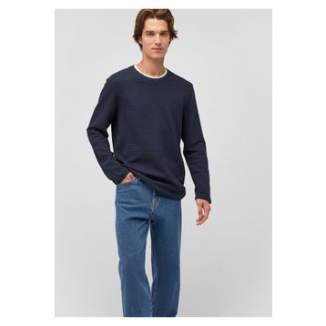 Mavi 064622-26828 Uzun Kollu Lacivert Basic Erkek Sweatshirt