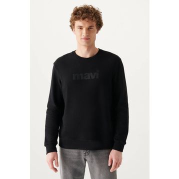 Mavi 066303-900 Bisiklet Yaka Oversized Baskılı Erkek Sweatshirt
