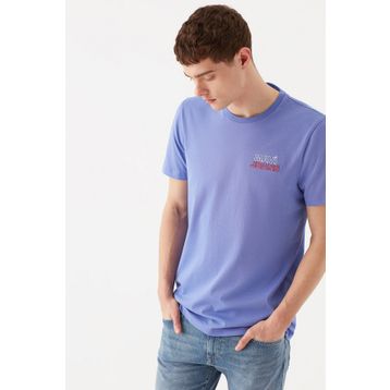 Mavi 066841-34637 Mavi Jeans Baskılı Mor Erkek T-Shirt