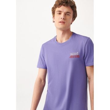 Mavi 066841-34637 Mavi Jeans Baskılı Mor Erkek T-Shirt