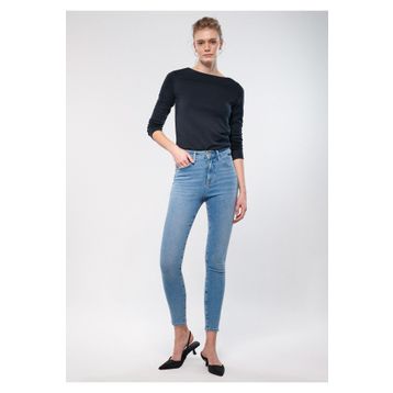 Mavi 100980-80533 Gold Shape Puslu İndigo Kadın Serenay Denim Pantolon