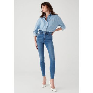Mavi 101065-34716 A.C.A.I.P Lt Brushed Str Super Skinny Yüksek Bel Kadın Denim Pantolon