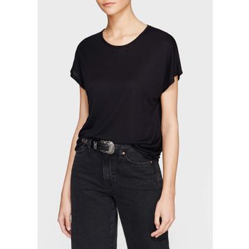 Mavi 162767-900 Kadın Siyah Basic T-shirt