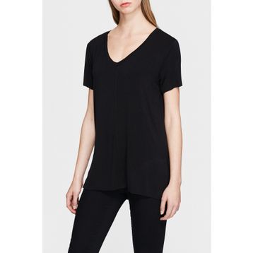 Mavi 166775-900 Basic V Yaka Siyah Kadın T-shirt