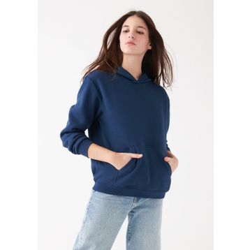 Mavi 167299-70488 Kadın Kapüşonlu Lacivert Basic Sweatshirt