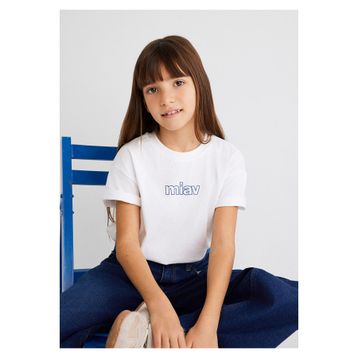 Mavi 7610158-620 Beyaz Kız Çocuk T-shirt