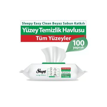 Mavi Beyaz 100 Yaprak Yüzey Temizleme Havlusu