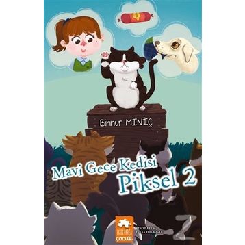 Mavi Gece Kedisi Piksel 2 - Binnur Miniç