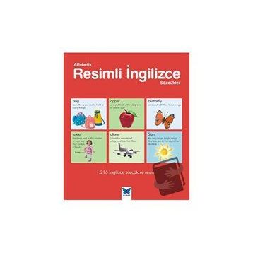 Mavi Kelebek Yayınları Alfabetik Resimli İngilizce Sözcükler